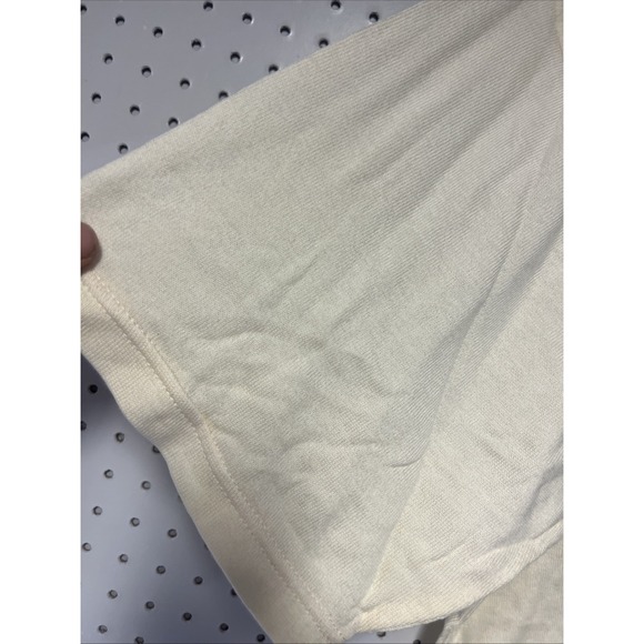 NOS Rare VIVALDI Vintage Made Italy 100% Cotton Ivory Shirt XL - Picture 3 of 8